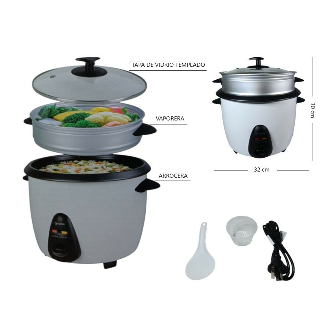 Arrocera Vaporera 700W 1.8L